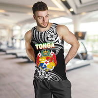 Mate Ma'a Tonga Rugby Men's Tank Top Polynesian Unique Vibes - Black - Polynesian Pride