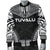 Tuvalu Polynesian Chief Men's Bomber Jacket - Black Version - Polynesian Pride