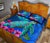 Hawaii Honu Aumakua Sea Hibiscus Quilt Bed Set - Nin Style - Polynesian Pride