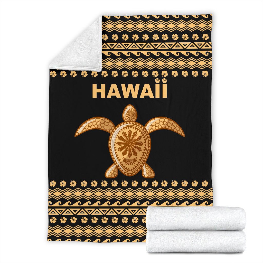 Hawaii Premium Blanket - Polynesian Turtle Style - Polynesian Pride