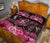 Hawaii Polynesian Turtle Waves Hibiscus Quilt Bed Set - Erik Style - AH - Pink - Polynesian Pride