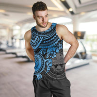 Federated States Of Micronesia Men's Tank - Blue Turtle - Polynesian Pride