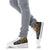 Tahiti Polynesian High Top Shoes - Gold Turtle Hibiscus Flowing - Polynesian Pride