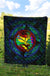 Polynesian Hawaii Premium Quilt - Colorful Turtle Shark - Polynesian Pride