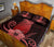 Hawaii Polynesian Pineapple Hibiscus Quilt Bed Set - Zela Style Red - Polynesian Pride