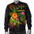 Kosrae Polynesian Men's Bomber Jacket - Legend of Kosrae (Reggae) - Polynesian Pride