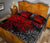 Tahiti Polynesian Quilt Bed Set - Red Turtle Hibiscus Flowing - Polynesian Pride