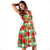 Hawaii Hibiscus Pattern Midi Dress - Polynesian Pride