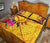 Polynesian Quilt Bed Sets - Vanuatu Symbols With Hibiscus - Polynesian Pride