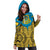 Tuvalu Hoodie Dress - Tuvalu Coat Of Arms Premium - Polynesian Pride