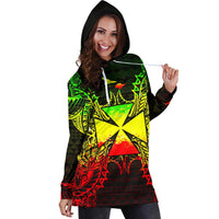 Wallis And Futuna Polynesian Hoodie Dress Map Reggae - Polynesian Pride