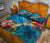 Hawaii Polynesian Quilt Bed Set - Sea Turtle Coral Treasure - Polynesian Pride