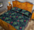 Tropical Monstera Leaf Green Quilt Bed Set - Polynesian Pride