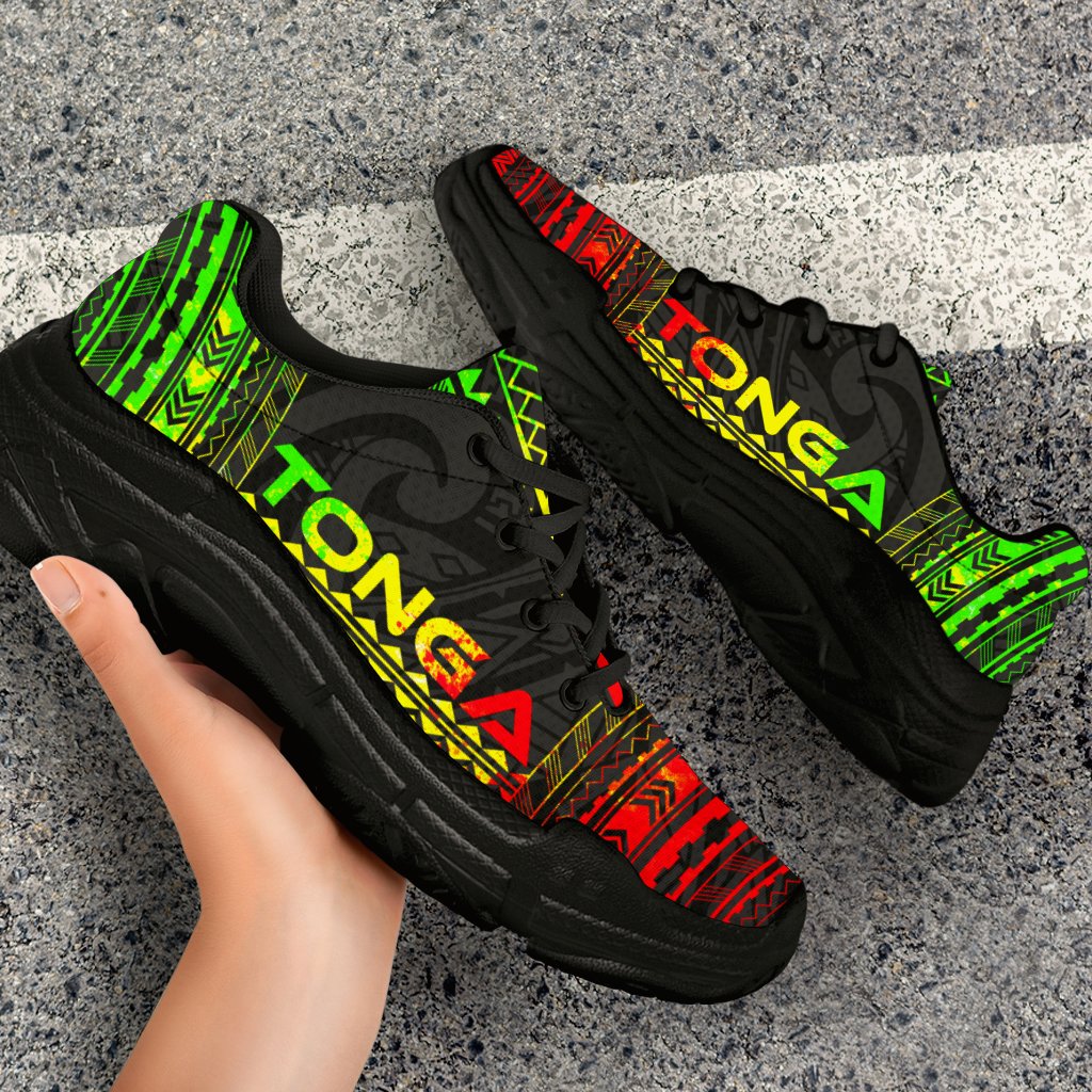 Tonga Chunky Sneakers - Polynesian Chief Reggae Version - Polynesian Pride
