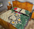 Pohnpei Polynesian Quilt Bed Set - Hibiscus Turtle Tattoo Beige - Polynesian Pride