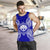 Federated States Of Micronesian Polynesian Men Tank Top Map Blue - Polynesian Pride
