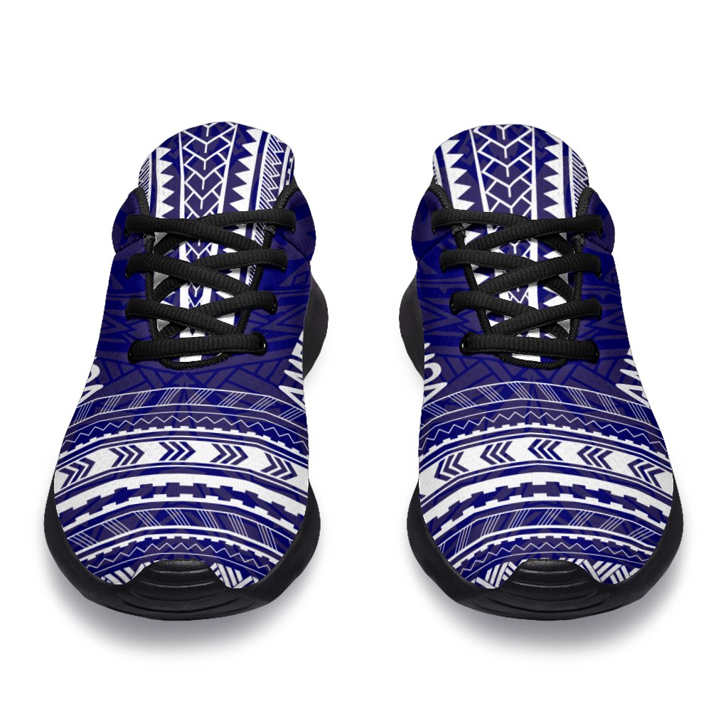 American Samoa Sporty Sneakers - Polynesian Chief Flag Version - Polynesian Pride