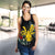 Niue Crab Hibiscus Women's Racerback Tank A25 - Polynesian Pride