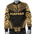 Hawaii Polynesian Chief Men's Bomber Jacket - Gold Version - Polynesian Pride