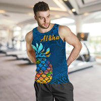 Hawaii Aloha Pineapple Men's Tank Top - Polynesian Pride