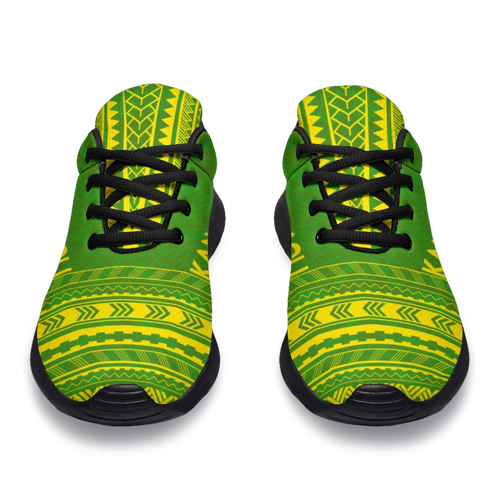 Kanaka Maoli Sporty Sneakers - Polynesian Chief Flag Version - Polynesian Pride