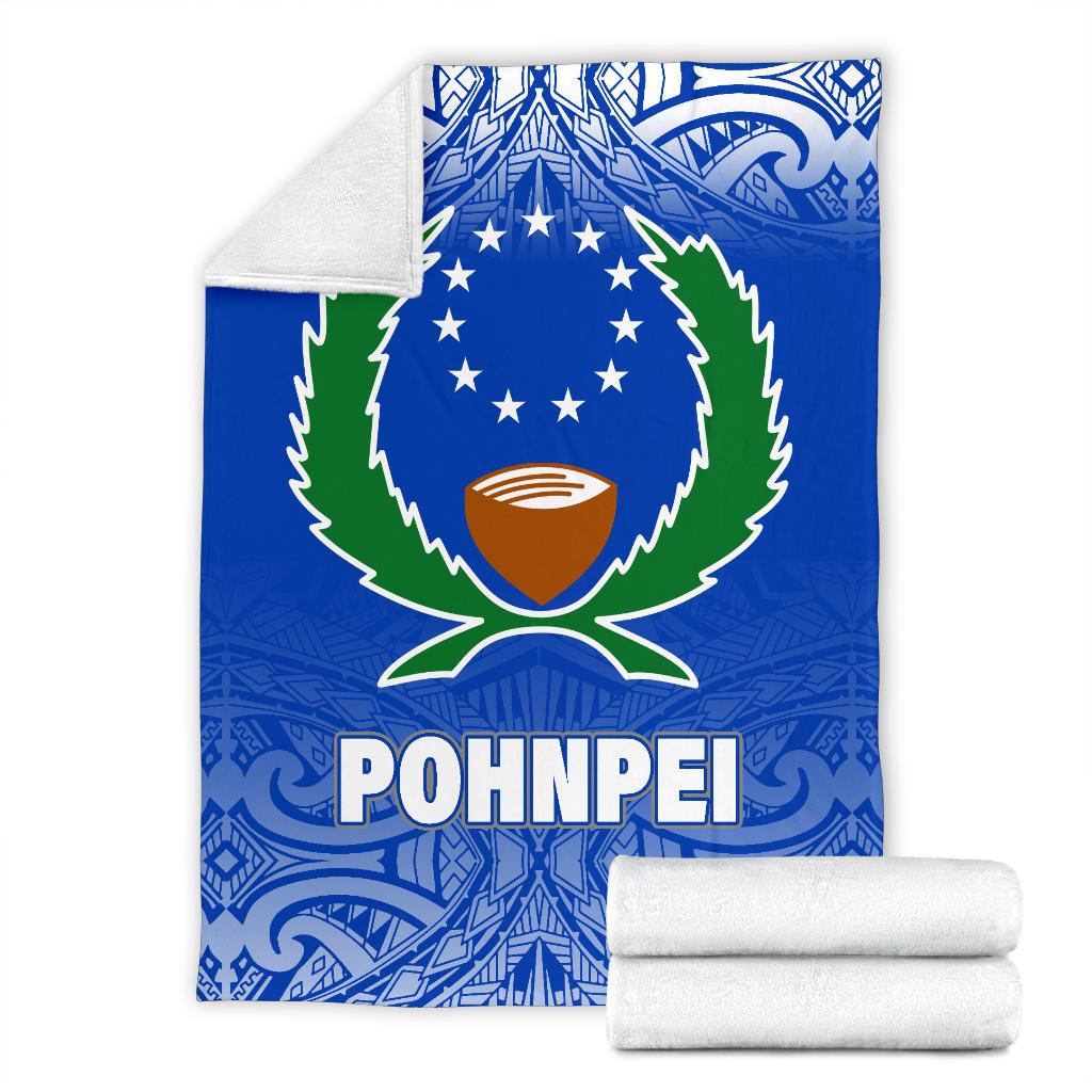 Pohnpei Premium Blanket - Blue Fog Style - Polynesian Pride