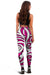 Polynesian Maori Ethnic Ornament Pink Hawaii Women's Leggings AH - Polynesian Pride