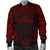 French Polynesia Polynesian Chief Men's Bomber Jacket - Red Version - Polynesian Pride