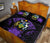 Solomon Islands Polynesian Quilt Bed Set Hibiscus Purple - Polynesian Pride