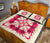 Hawaiian Quilt Bed Set Royal Pattern - White - Polynesian Pride