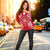 Niue Polynesian Shoulder Sweater Map Red White - Polynesian Pride