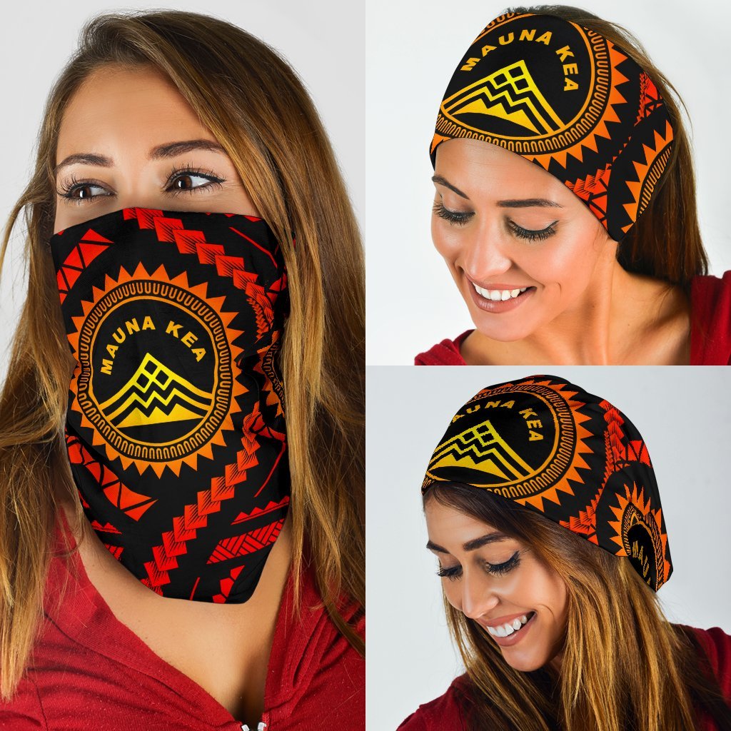 Hawaiian Mauna Kea Bandana 3 - Pack One Size Red - Polynesian Pride