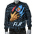 Fiji Men's Bomber Jacket - Fiji In Me (Blue) - Polynesian Pride