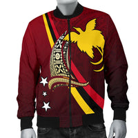 Papua New Guinea Men Bomber Jacket - Sailing Style - Polynesian Pride