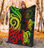 Palau Premium Blanket - Reggae Tentacle Turtle - Polynesian Pride