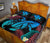 Hawaii Turtle Polynesian Tropical Quilt Bed Set - Ghia Style Turquoise - Polynesian Pride