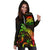 Tuvalu Polynesian Hoodie Dress - Turtle With Blooming Hibiscus Reggae - Polynesian Pride