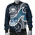 Samoa Polynesian Men's Bomber Jacket - Ocean Style - Polynesian Pride