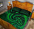 New Zealand Maori Mangopare Quilt Bed Set Polynesian - Green - Polynesian Pride