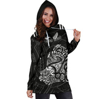 Aotearoa Super Rugby Women Hoodie Dress Maori Kiwi - Polynesian Pride