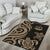 Vanuatu Area Rug - Gold Tentacle Turtle - Polynesian Pride