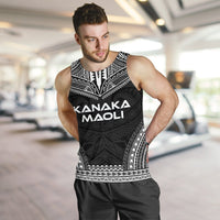 Kanaka Maoli Men's Tank Top - Polynesian Chief Black Version - Polynesian Pride