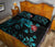 Hawaii Ohana Honu Paua Shell Quilt Bed Set - Polynesian Pride