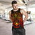 Polynesian Hawaii Men's Tank Top - Red Turtle Manta Ray - Polynesian Pride