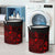 Cook Islands Laundry Basket - Polynesian Turtle Hibiscus Red - Polynesian Pride