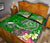 Tahiti Quilt Bed Set - Turtle Plumeria (Green) - Polynesian Pride