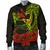 Hawaii Men's Bomber Jacket - Polynesian Hammerhead Shark - Polynesian Pride