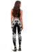 Chuuk Women Leggings Polynesian Pattern Black - Polynesian Pride