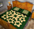 Hawaiian Quilt Bed Set Royal Pattern - Green - A1 Style - Polynesian Pride