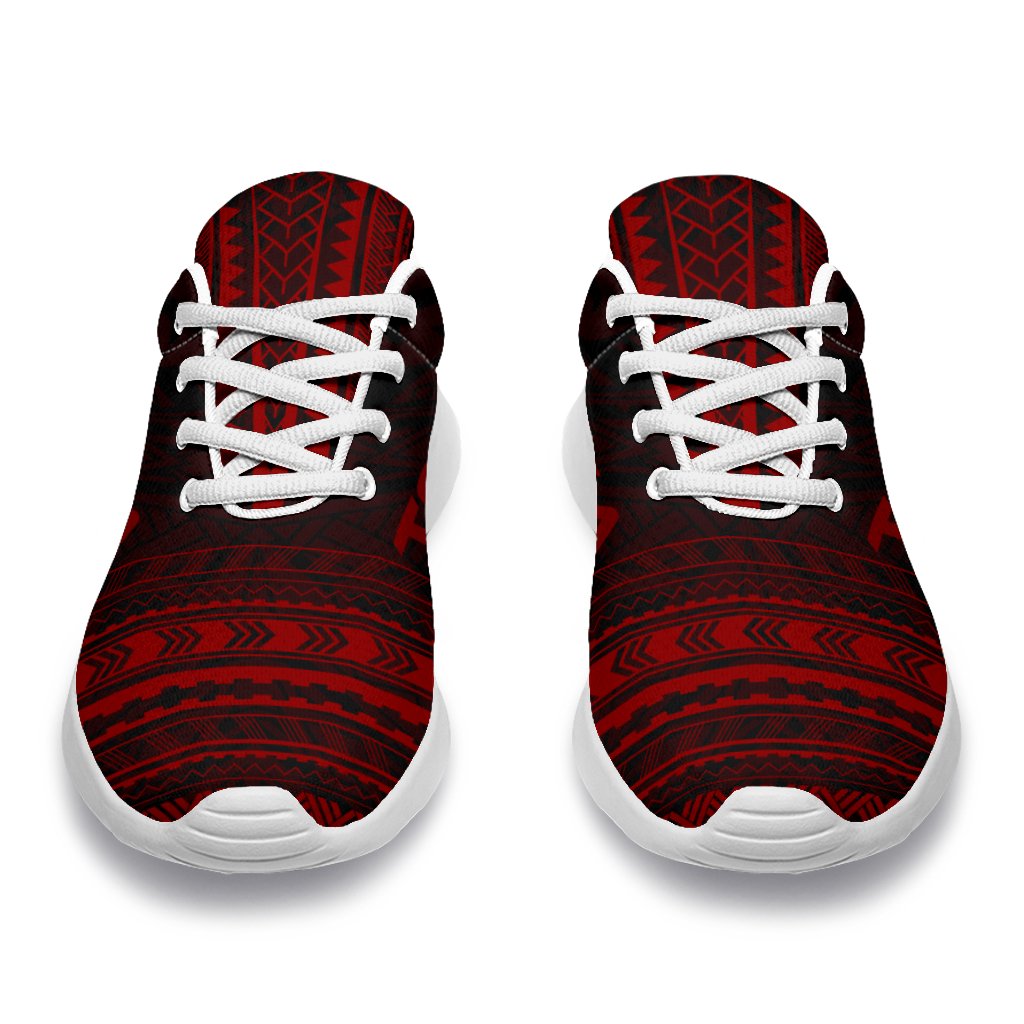 Tonga Sporty Sneakers - Polynesian Chief Red Version - Polynesian Pride